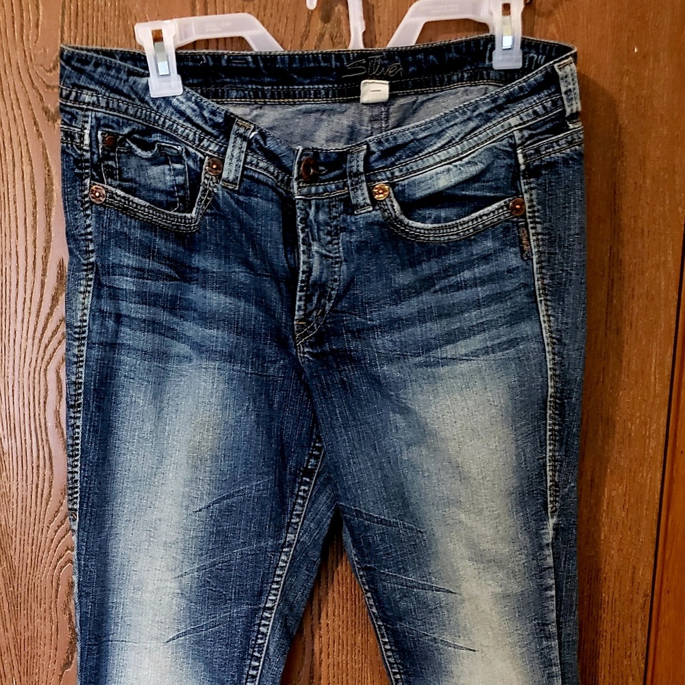 Silver jeans
